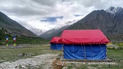 Camp site for lease in Darcha,  Manali,  on the way to Leh Highway 
