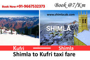 Car Rental in Shimla - Hire Taxi in Shimla at affordable rates from sh