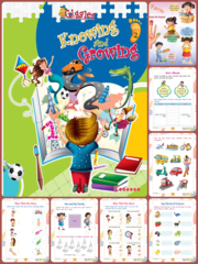 Knowing and Growing - English Pre-Primer Book for LKG Learners